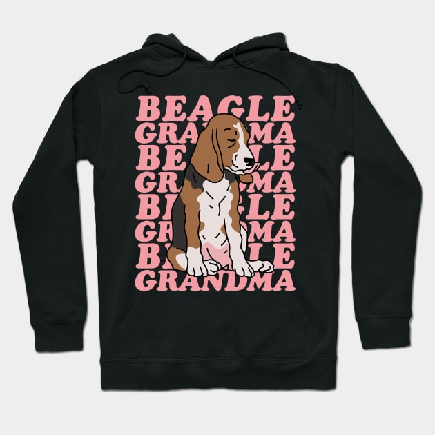 Beagle Grandma | Dog Owner Beagles Hoodie by Streetwear KKS